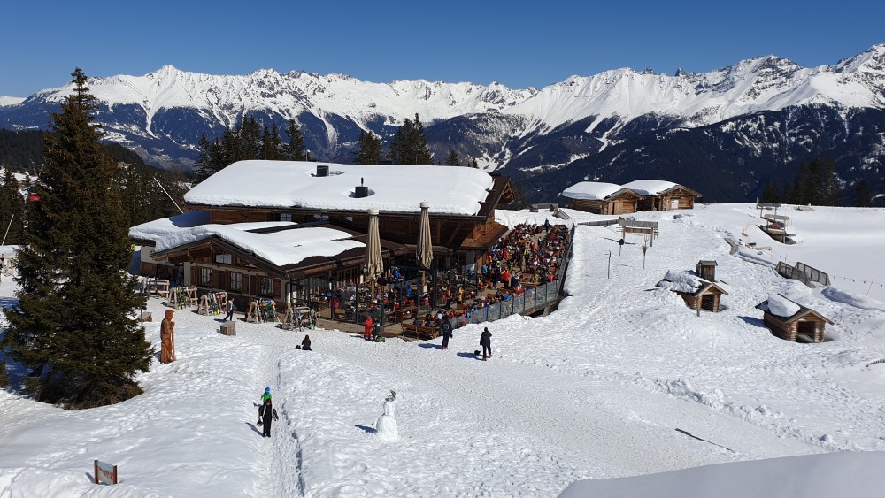 Restaurant op de berg.